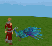 Crystal peacock emote