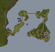 Hazelmere's island map