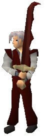 Player wielding d2h