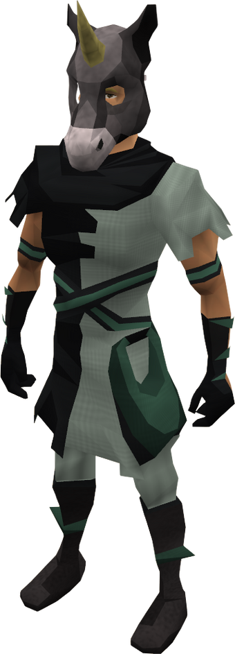Black Unicorn Mask Runescape Wiki Fandom