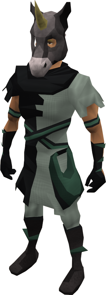 Black Unicorn Mask Runescape Wiki Fandom
