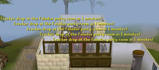 Party room bank advertise