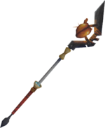 Cajado da escuridão detalhe