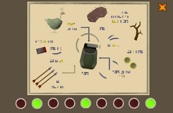 Translated notes menu