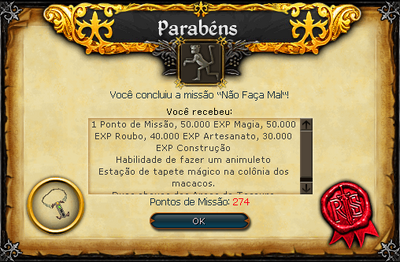 Recompensa nao faca mal