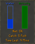 Fishing Trawler status interface
