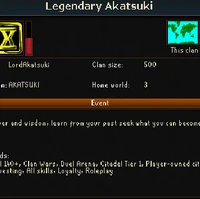 Clan Legendary Akatsuki Runescape Clans Wiki Fandom