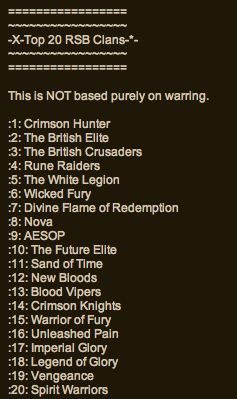 Bulletintopclans