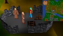 Entrance to Entrana dungeon