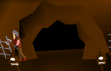 Cave entrance Underground pass