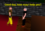 Talking to banker