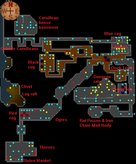 Ardougne sewers map 1