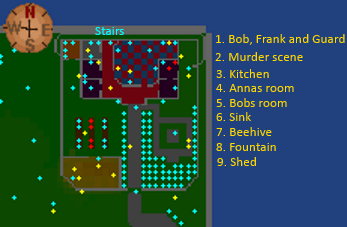Sinclair Mansion map 1