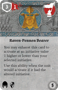 Rwm05 card raven-pennon-bearer