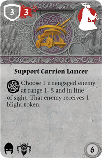 Rwm09 card support-carrion-lancer