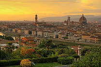 220px-Sunset over florence 1