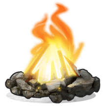 Icône Feu de camp