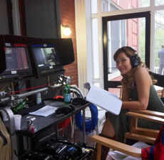 Holly Fields at work