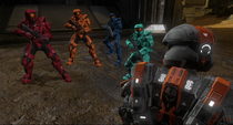 Felix talks to Grif Simmons Caboose and Tucker
