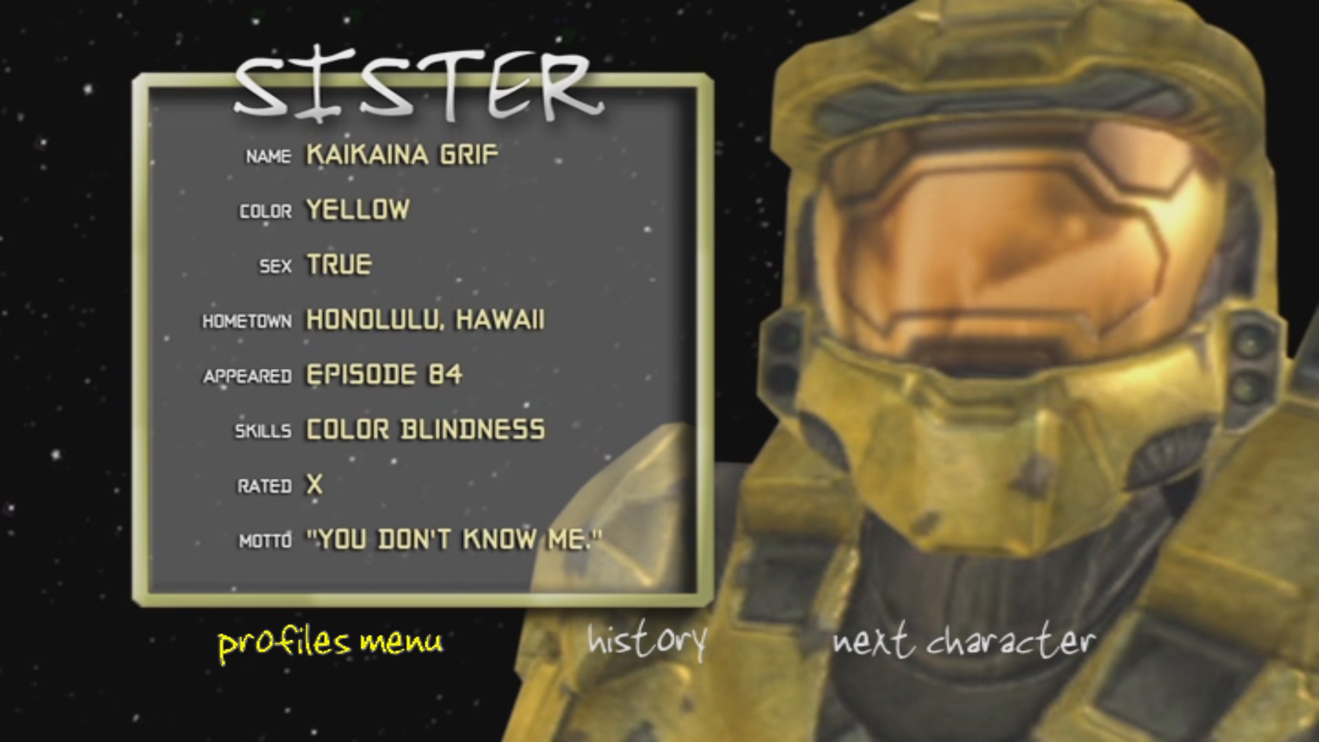 Nude Young Sister - Kaikaina Grif | Red vs. Blue Wiki | FANDOM powered by Wikia