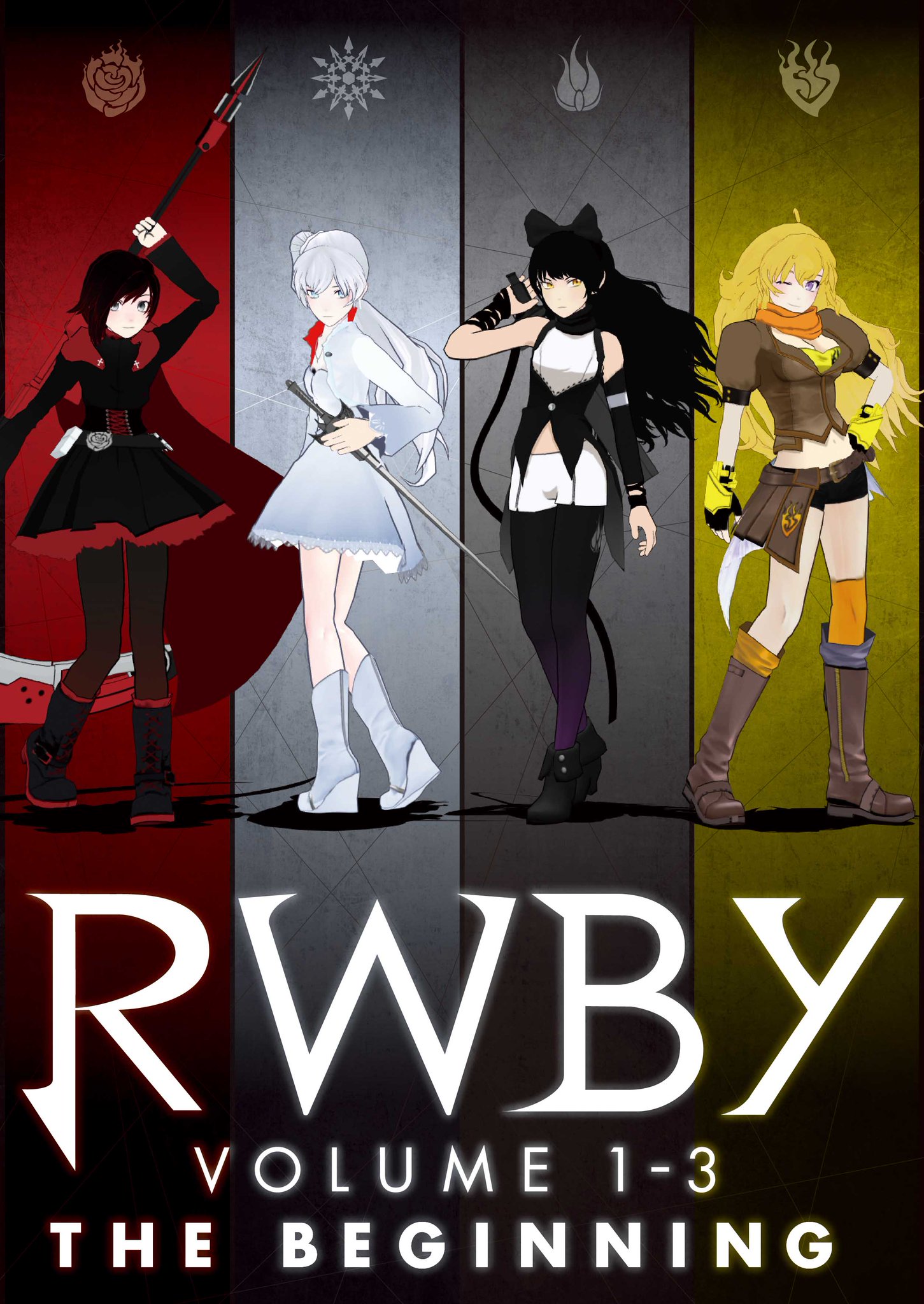 Image - RWBY Volume 1-3 The Beginning poster.jpg | RWBY Wiki | FANDOM ...