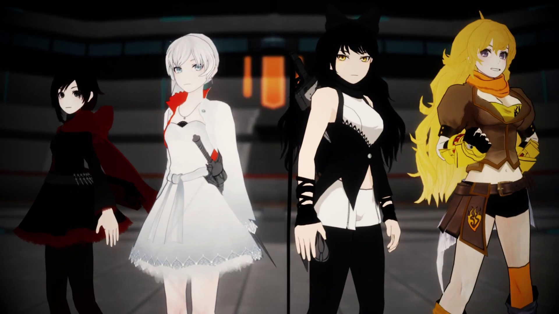 Red white black yellow. Красный, белый, черный, желтый / RWBY. RWBY команда RWBY. Красный, белый, черный, желтый / RWBY аниме. Красный белый чёрный жёлтый (сериал 2012.