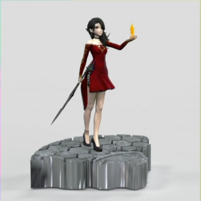rwby cinder figure
