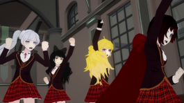 צוות RWBY קרב אוכל