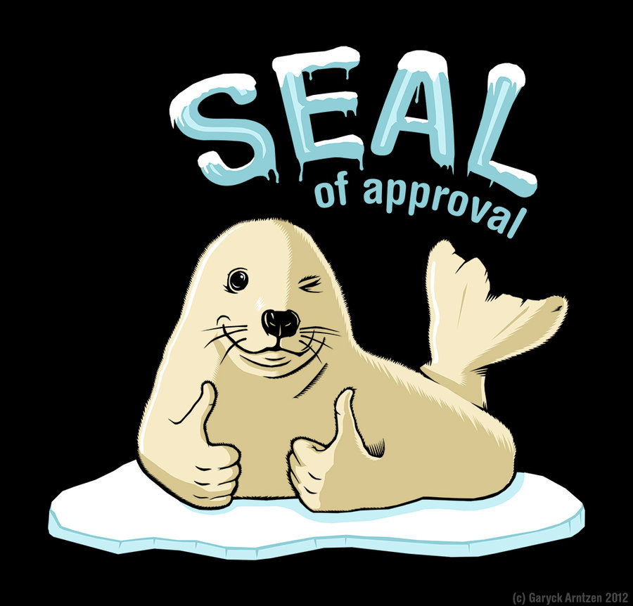 Image result for seal of approval