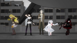 צוות RWBY נוחת בהר גלן