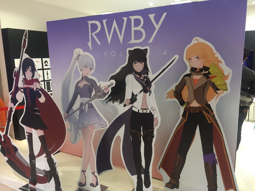 Image - RWBY Japanese Volume 4 promotional material pop-up version of