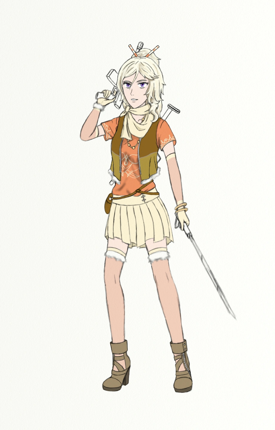 Image - Ivoire Mercier - RWBY OC (Color).png | RWBY Wiki | FANDOM