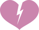Nora lightning heart symbol