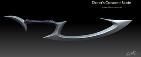 BLADE zbrush textured