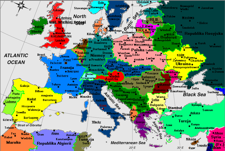 Państwa Europy | Rzeczpospolita Polska - alternatywna ...