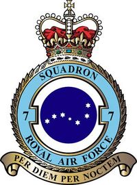 RAF Seven Squadron S1 Flag