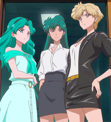 With haruka and Setusna