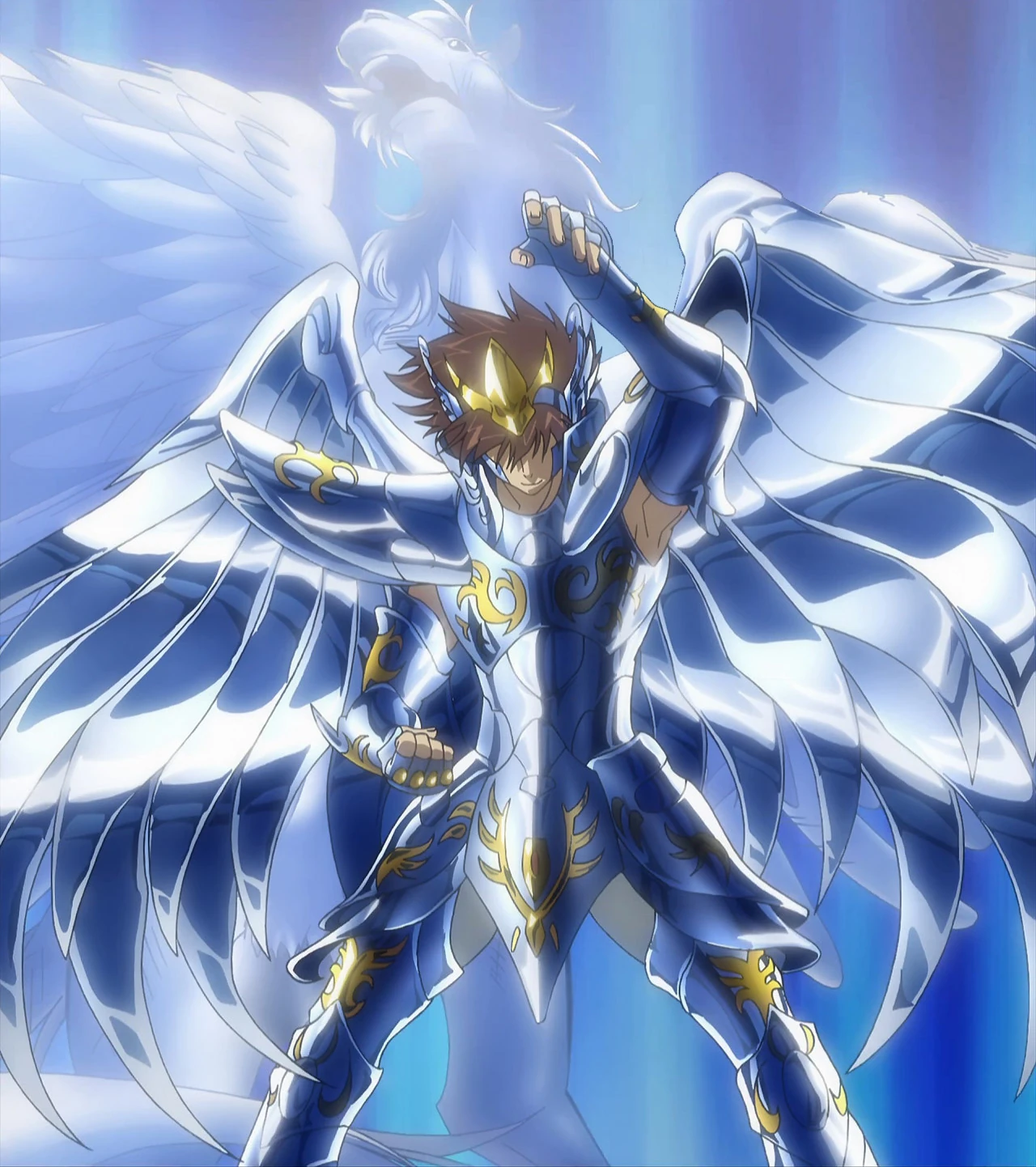 Image Tenma portant l'Armure Divine de Pégase.jpg Wiki Saint Seiya