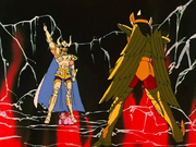 Shura vs Aiolos (anime clássico)