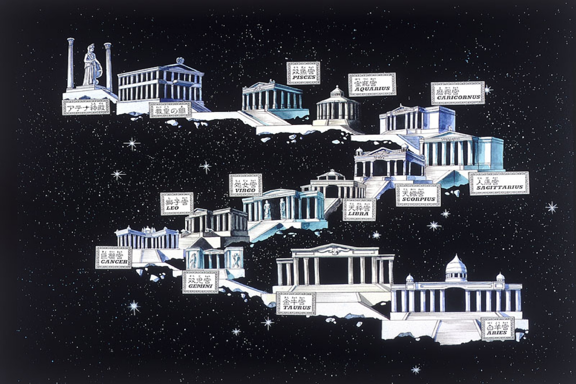 Imagem MAPA DAS DOZE CASAS.png Saint Seiya Wiki FANDOM powered by Wikia