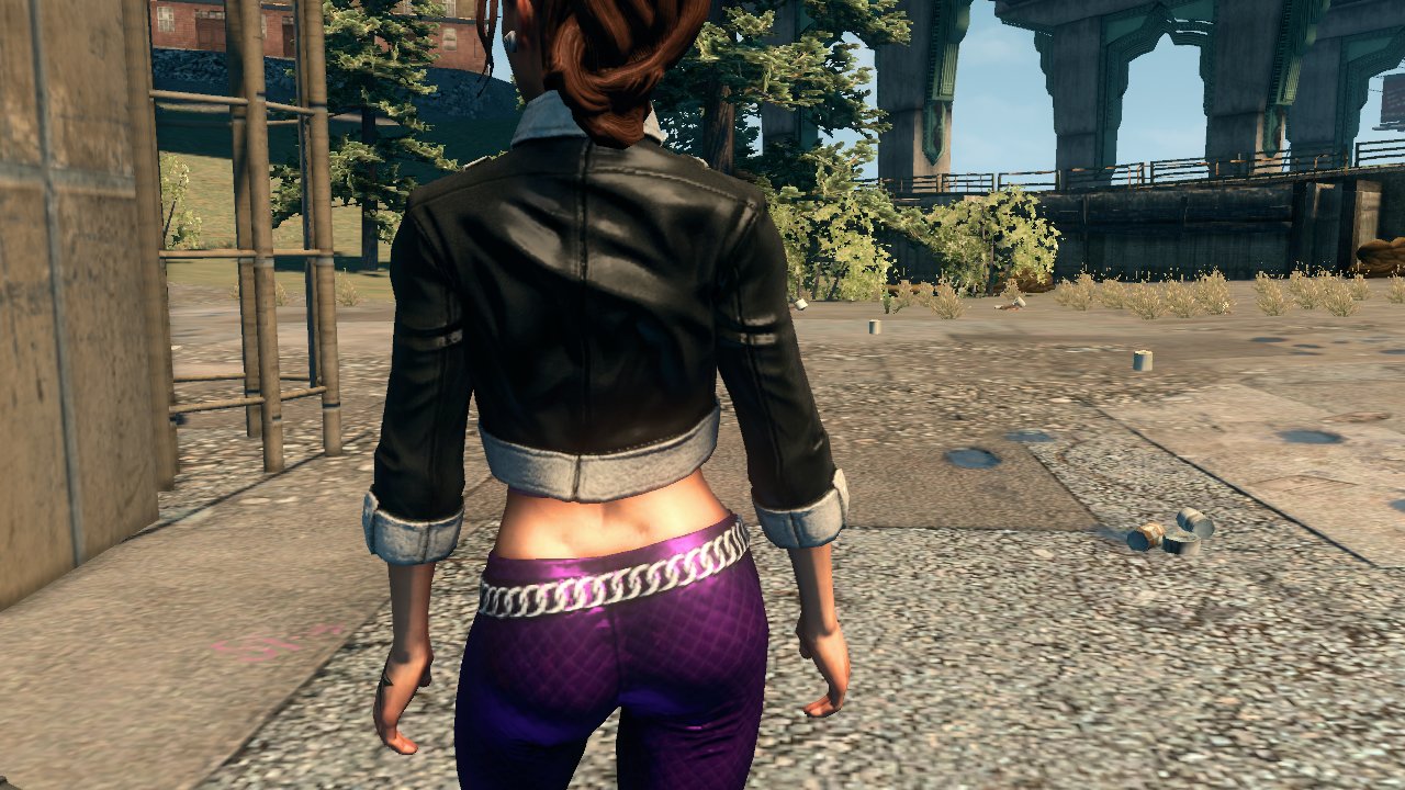 Image Shaundi In Saints Row The Third Showing Lower Back Tattoo 8344