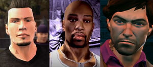 The 3 main characters