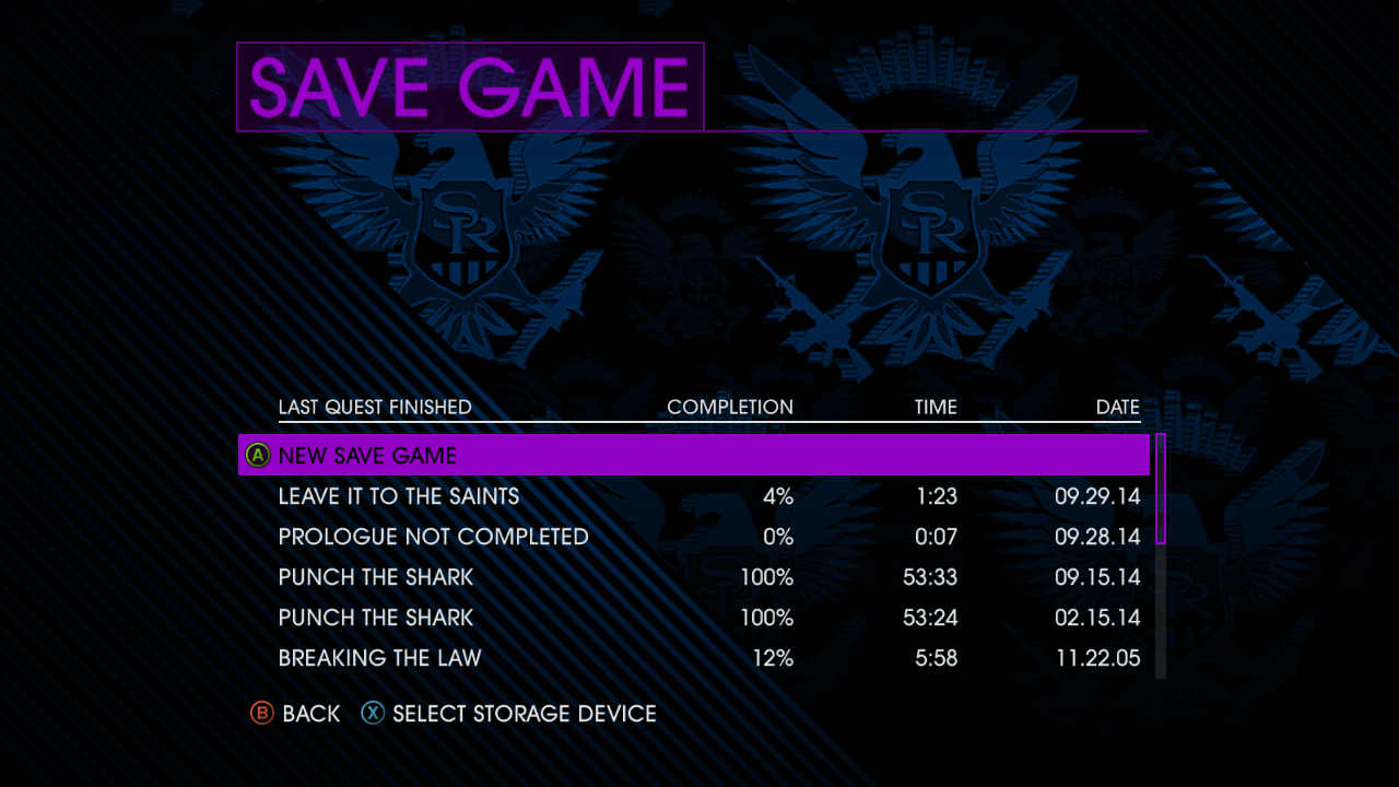 savegame saints row iv