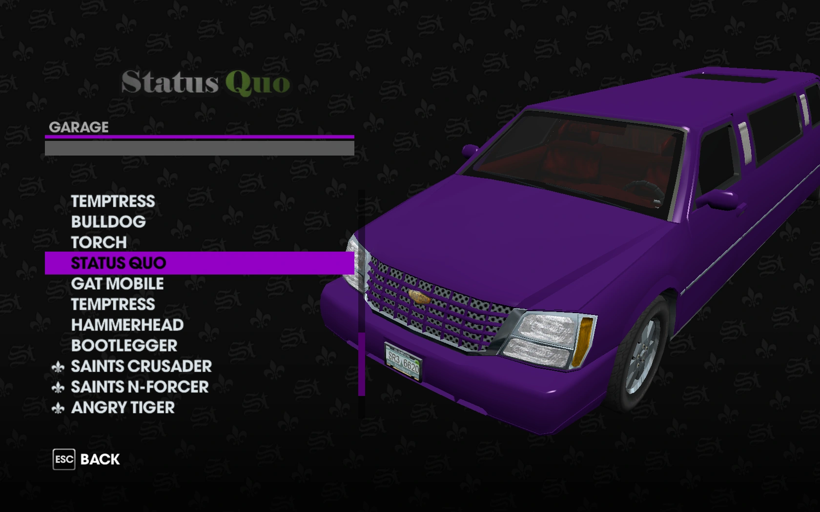 Saints Row 3 Status Quo