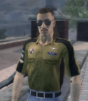 Carl in Demo Derby Cutscene in Saints Row 2