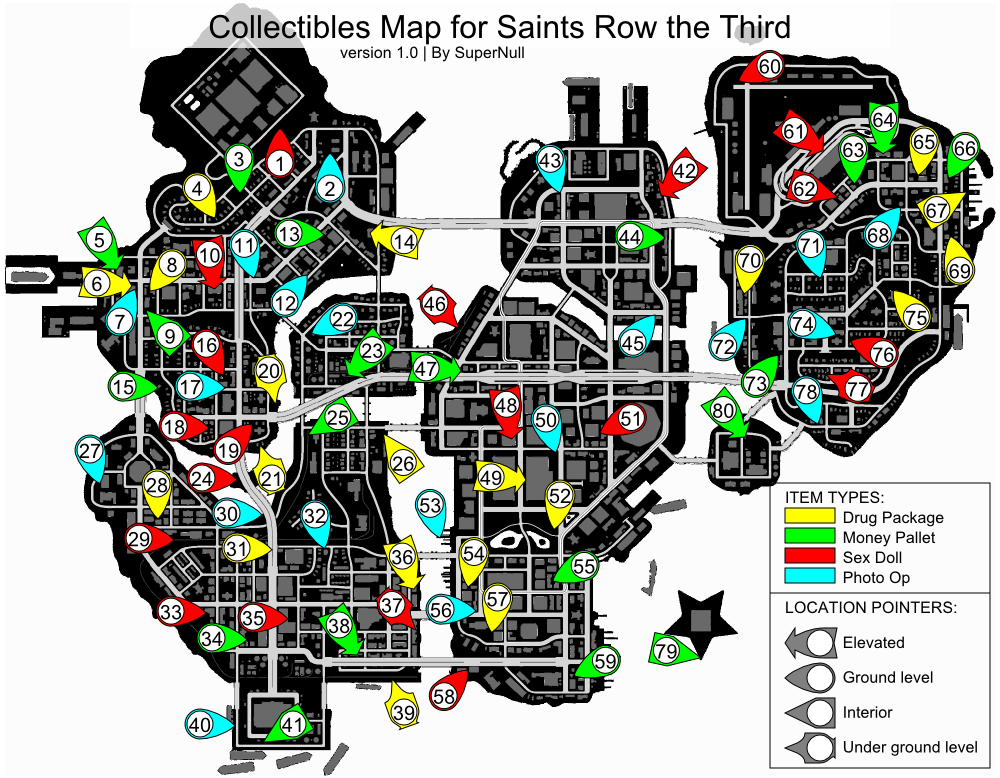 Saints row 2 cd locations