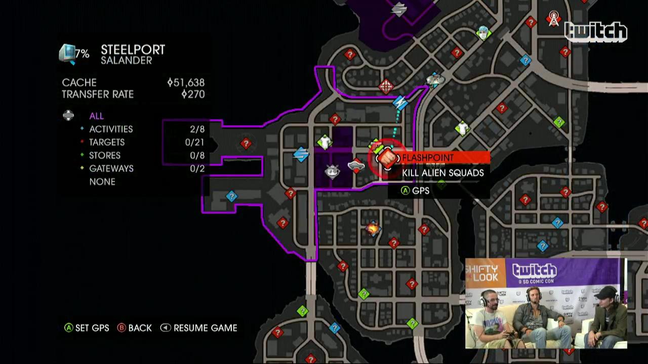 saints row 2 map to abandoned drive in theater location