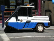 SFPD parking enforcement vehicle side