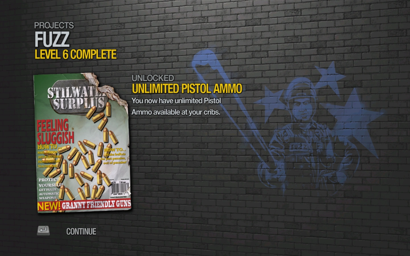 Image Unlimited Pistol Ammo unlocked SR2.png Saints Row Wiki