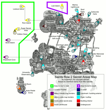 saints row 2 map Secret Areas Saints Row Wiki Fandom saints row 2 map